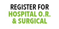 Register for Hospital O.R. & Surgical